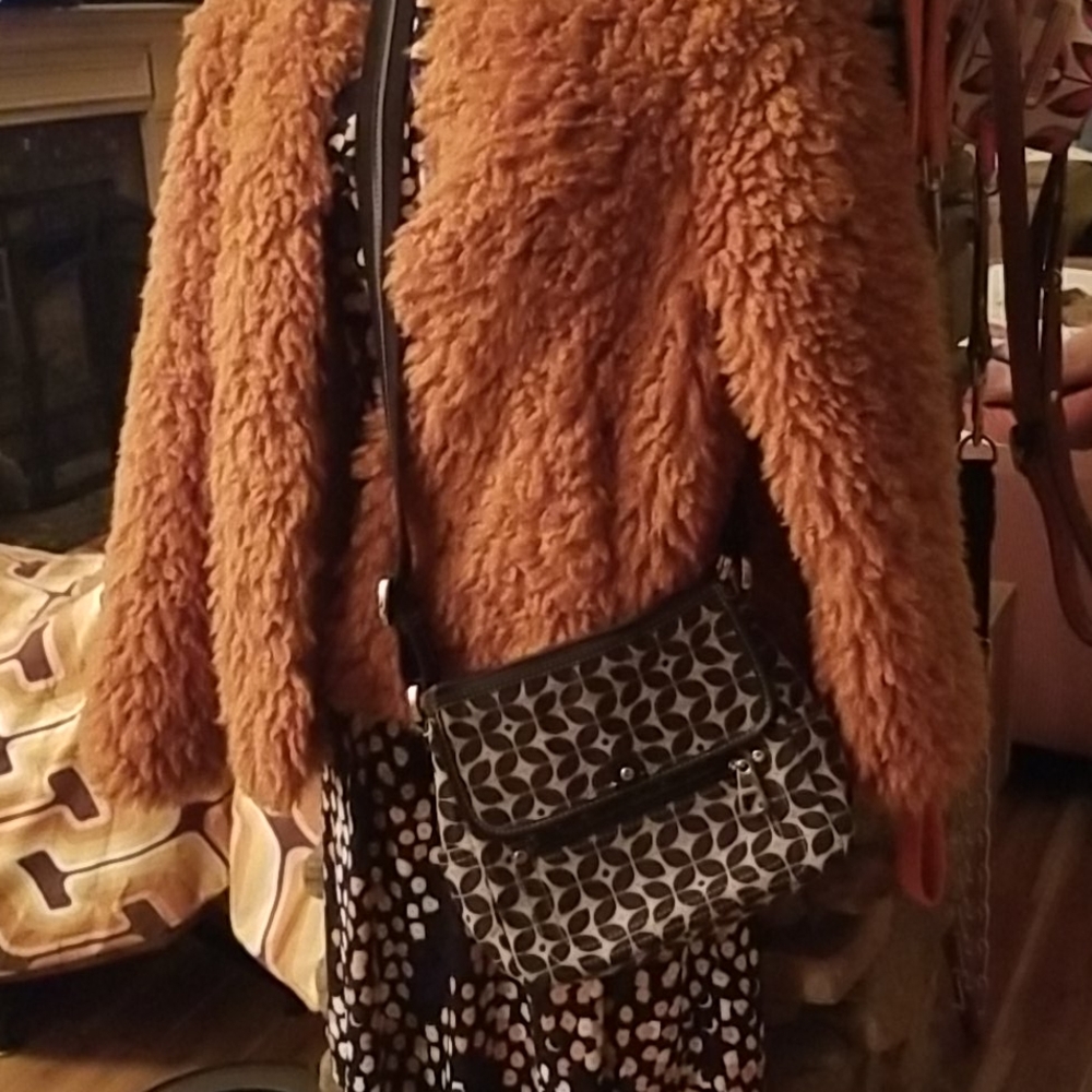 Fossil Fabric And With Leather Trim - image 7